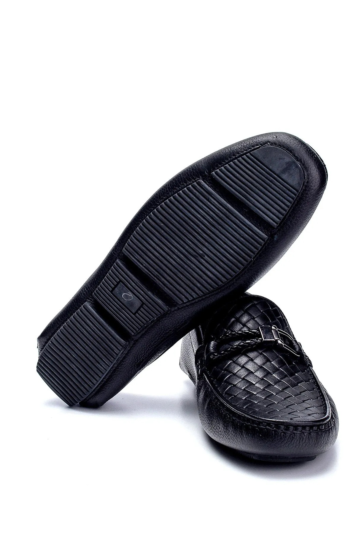 Erkek Deri Baskılı Loafer