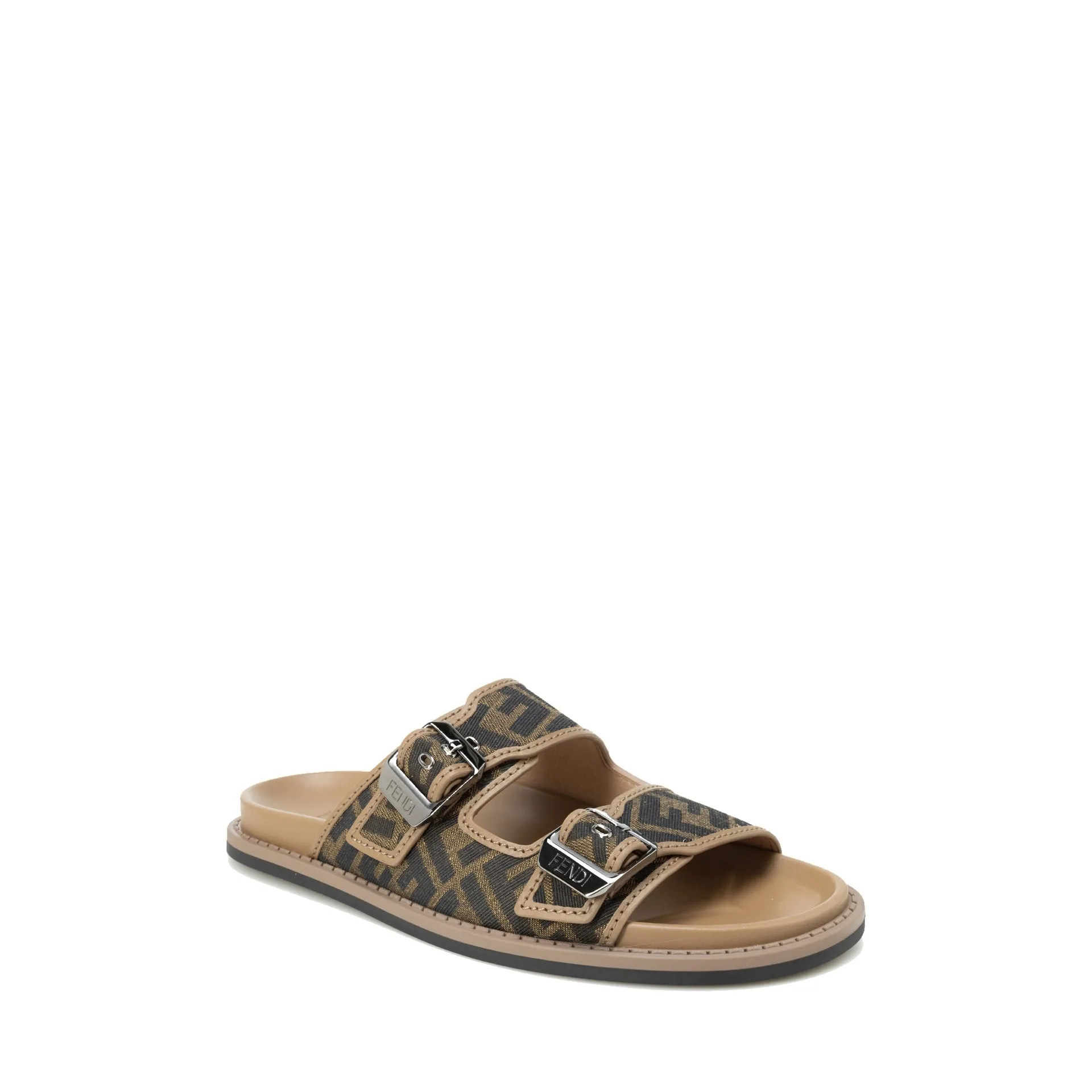 Fendi Ff Flat Sandals