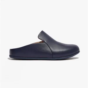 FitFlop CHRISSIE II Haus Womens Leather Slippers Midnight Navy