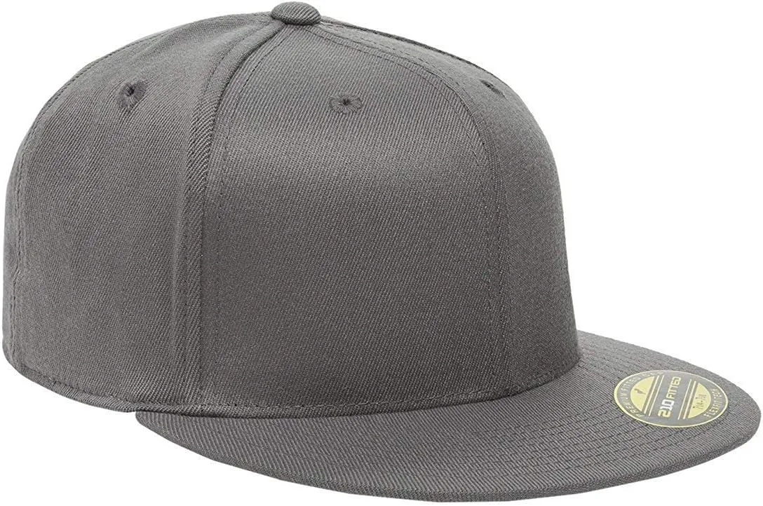 Flexfit Men's 210 Fitted Flat Bill Cap Hat