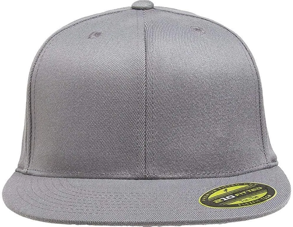 Flexfit Men's 210 Fitted Flat Bill Cap Hat