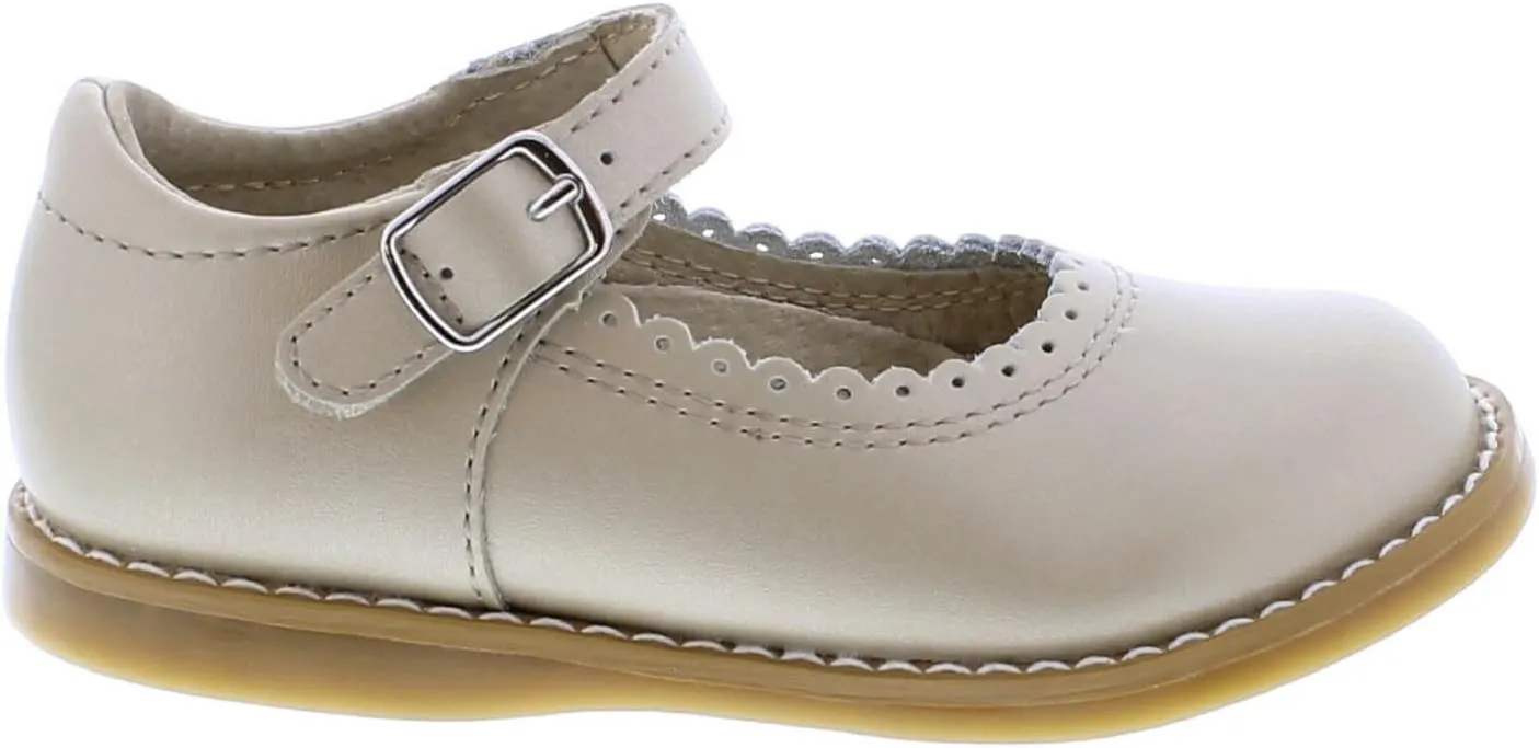 FOOTMATES Baby-Girl's Allie (Infant/Toddler/Little Kid) Mary Jane Flat