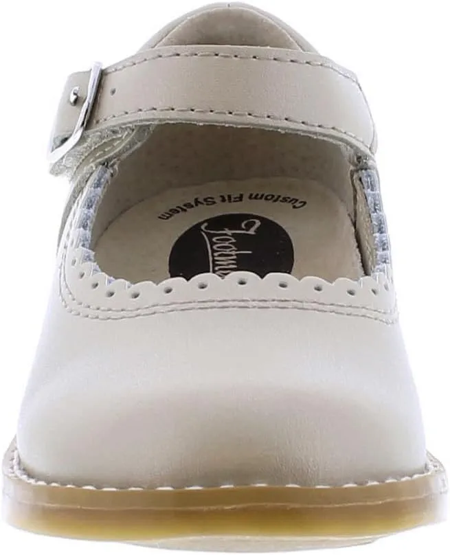 FOOTMATES Baby-Girl's Allie (Infant/Toddler/Little Kid) Mary Jane Flat