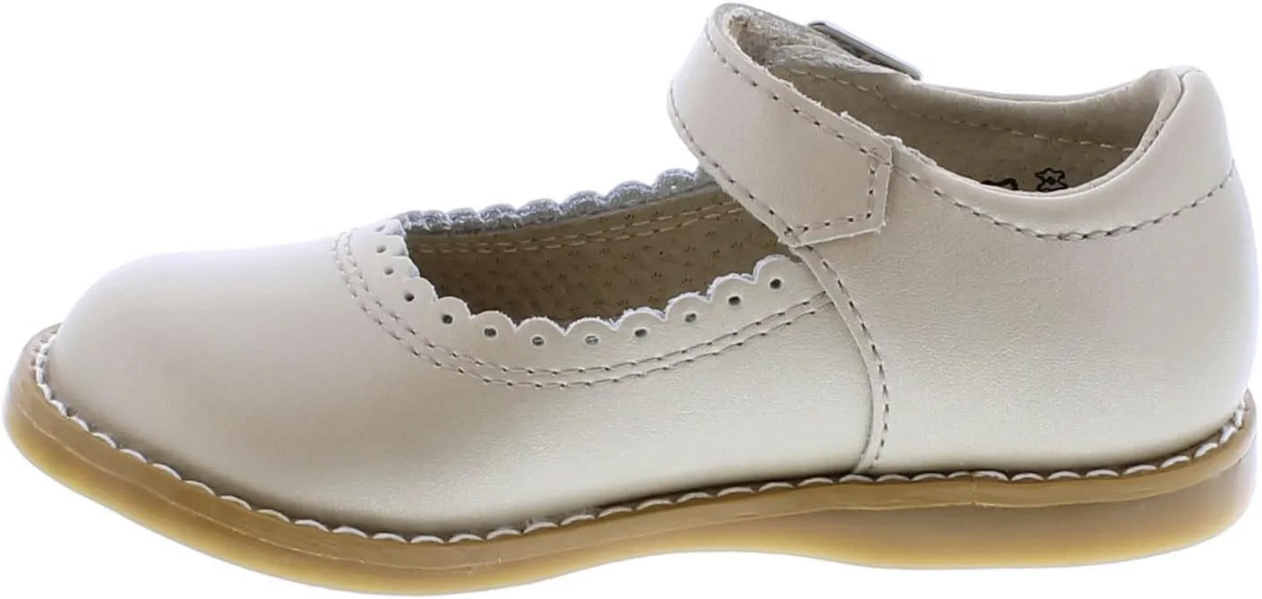 FOOTMATES Baby-Girl's Allie (Infant/Toddler/Little Kid) Mary Jane Flat