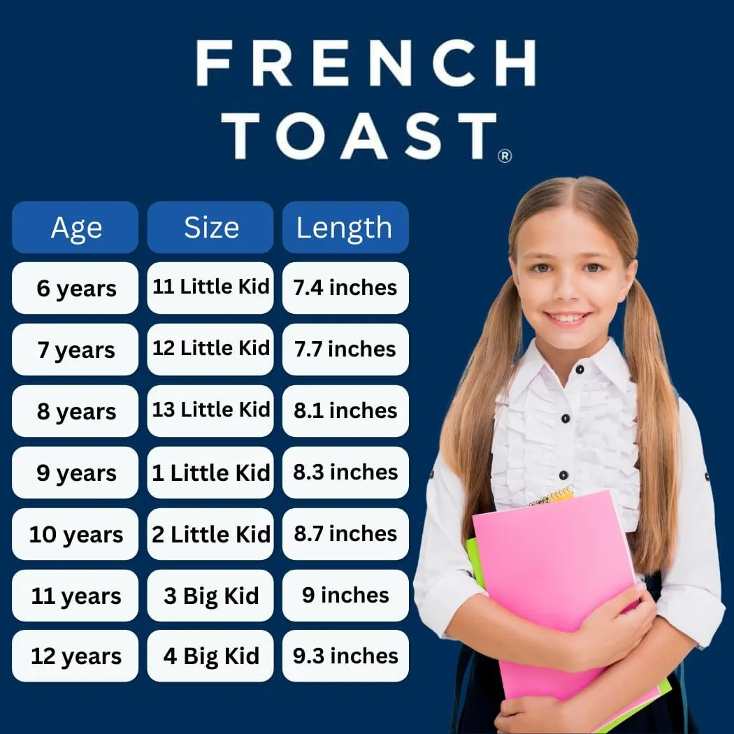 French Toast Girls Mary Jane Shoes School Kids Uniform Flats Ballet Strap Dress Formal Slip-On (Toddler, Little Kid, Big Kid)