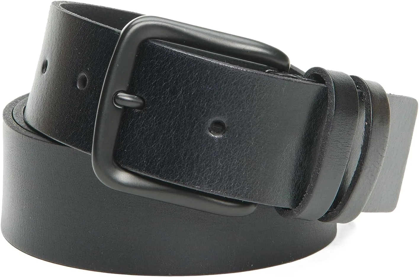 Frye Men's 40mm Flat Panel Leather Belt, Black