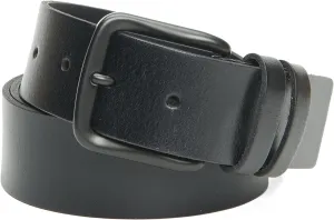 Frye Men's 40mm Flat Panel Leather Belt, Black
