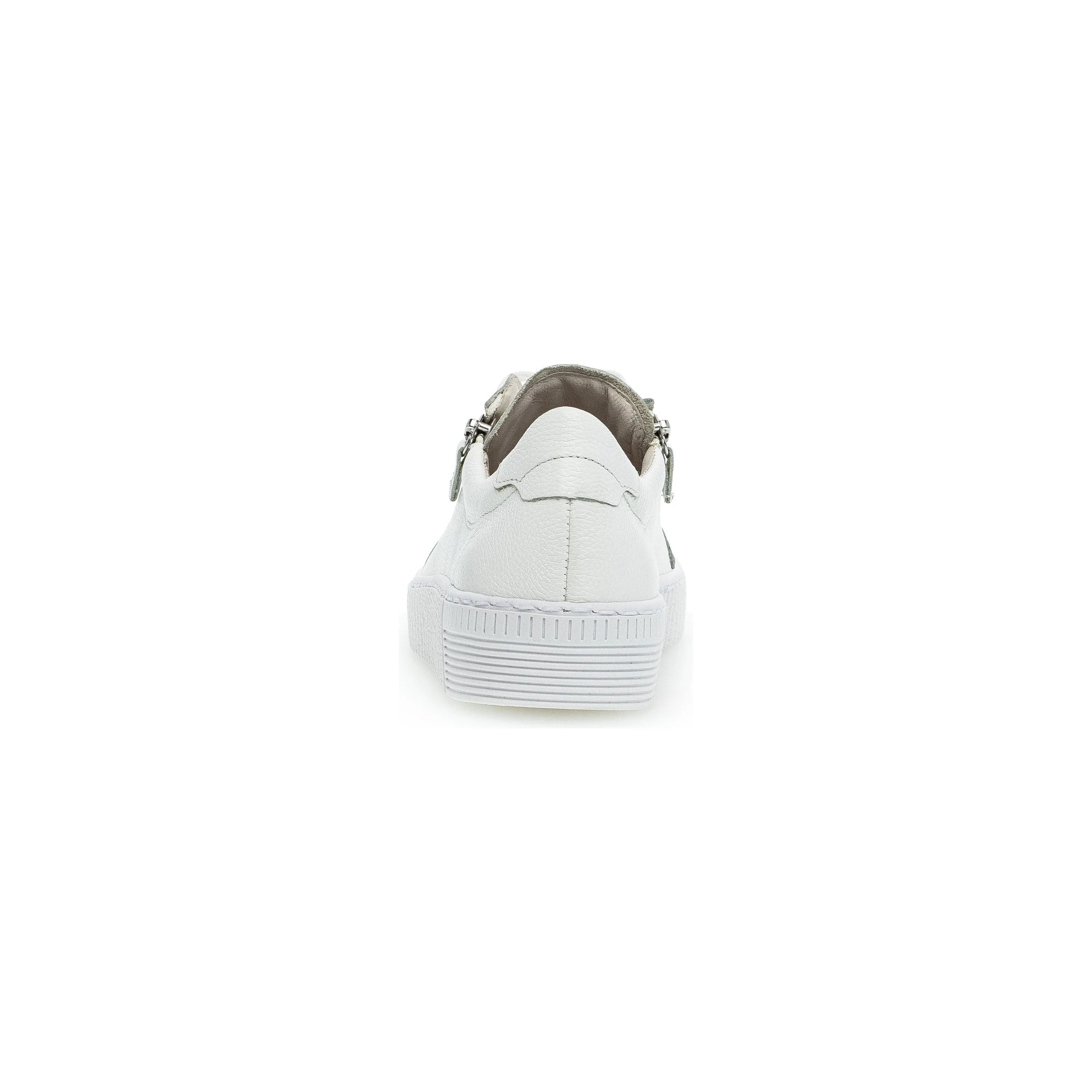 Gabor Wisdom - Ladies Lace with Zip Trainer in White