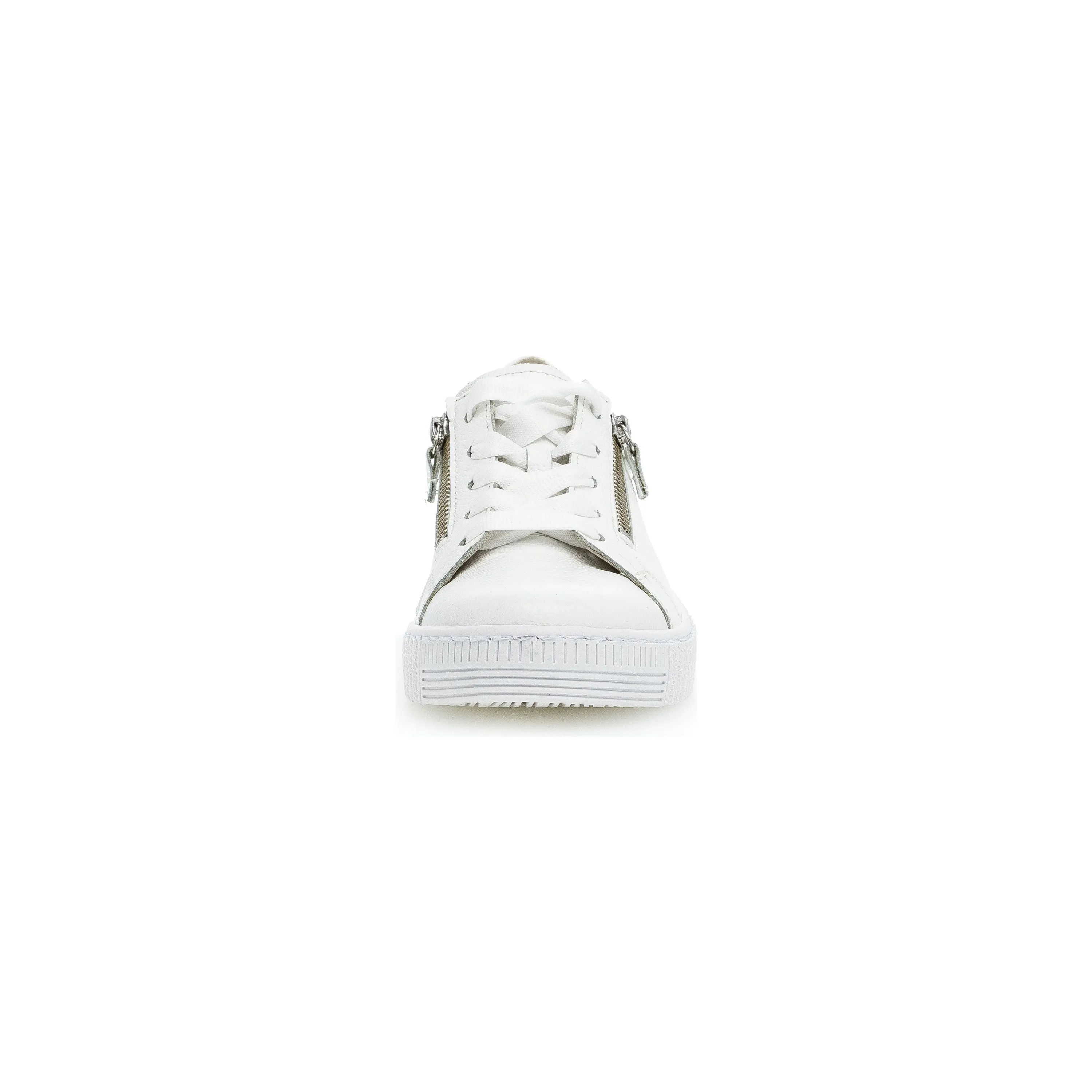 Gabor Wisdom - Ladies Lace with Zip Trainer in White