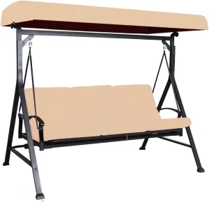 Garden Winds Replacement Canopy Top Cover Compatible with The Mainstays Belden Park Swing II 2022 - RipLock 350
