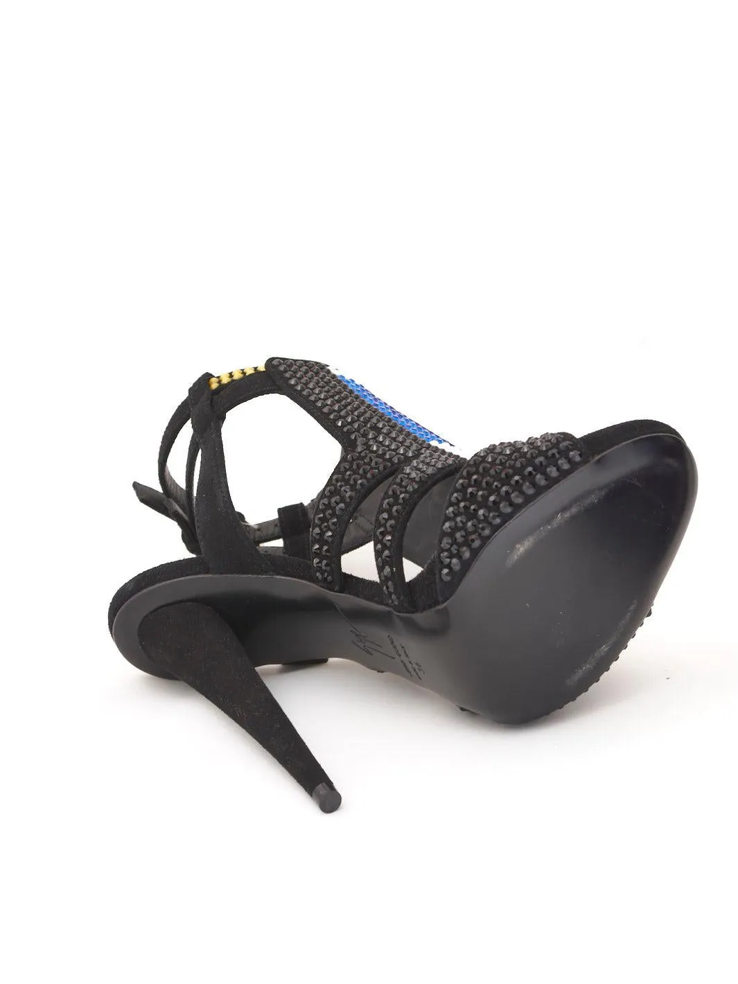 Giuseppe Zanotti Multi-coloured strass sandal