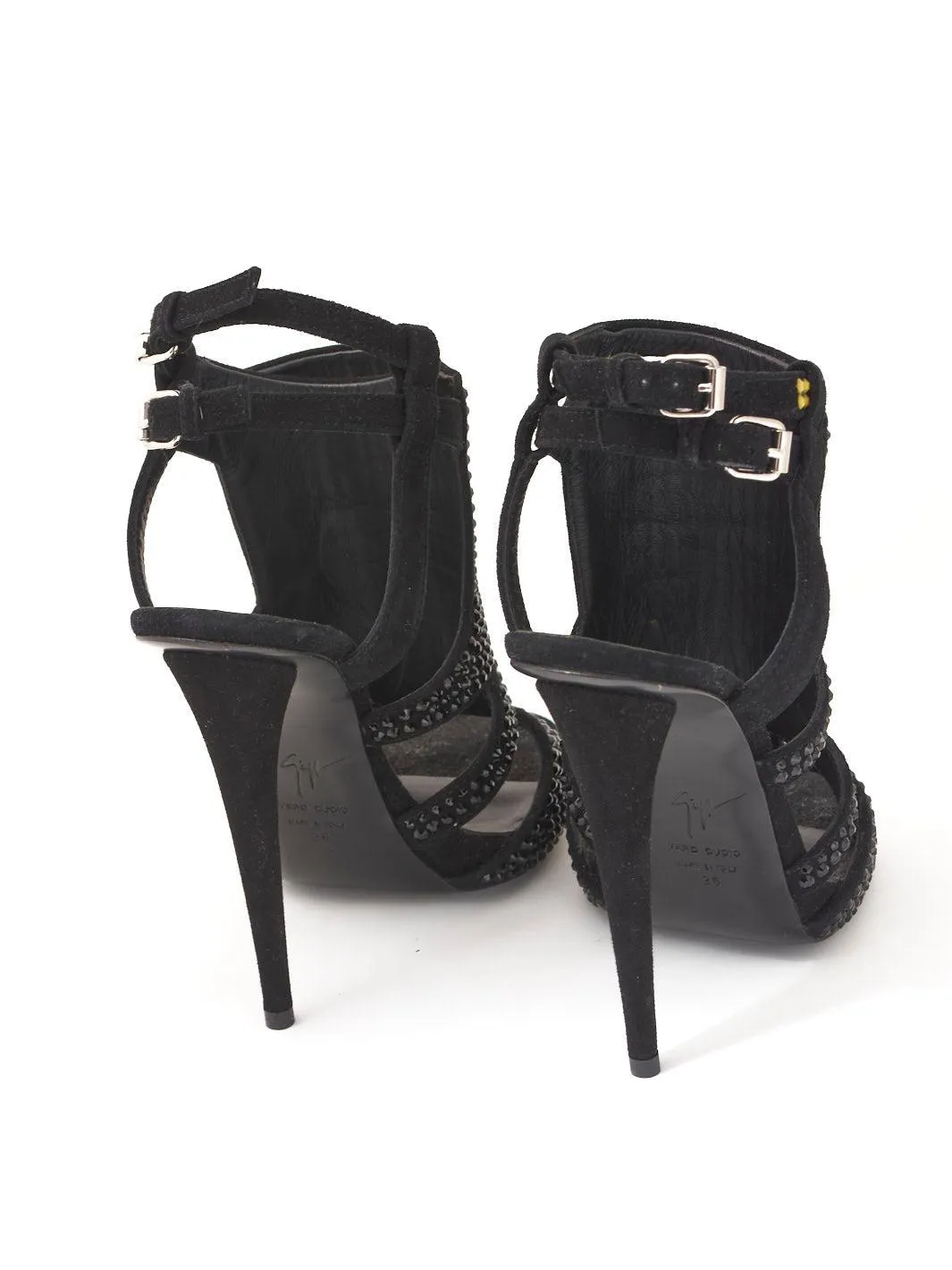Giuseppe Zanotti Multi-coloured strass sandal