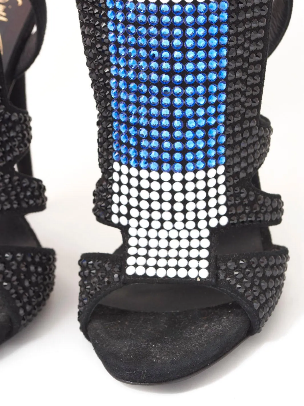 Giuseppe Zanotti Multi-coloured strass sandal