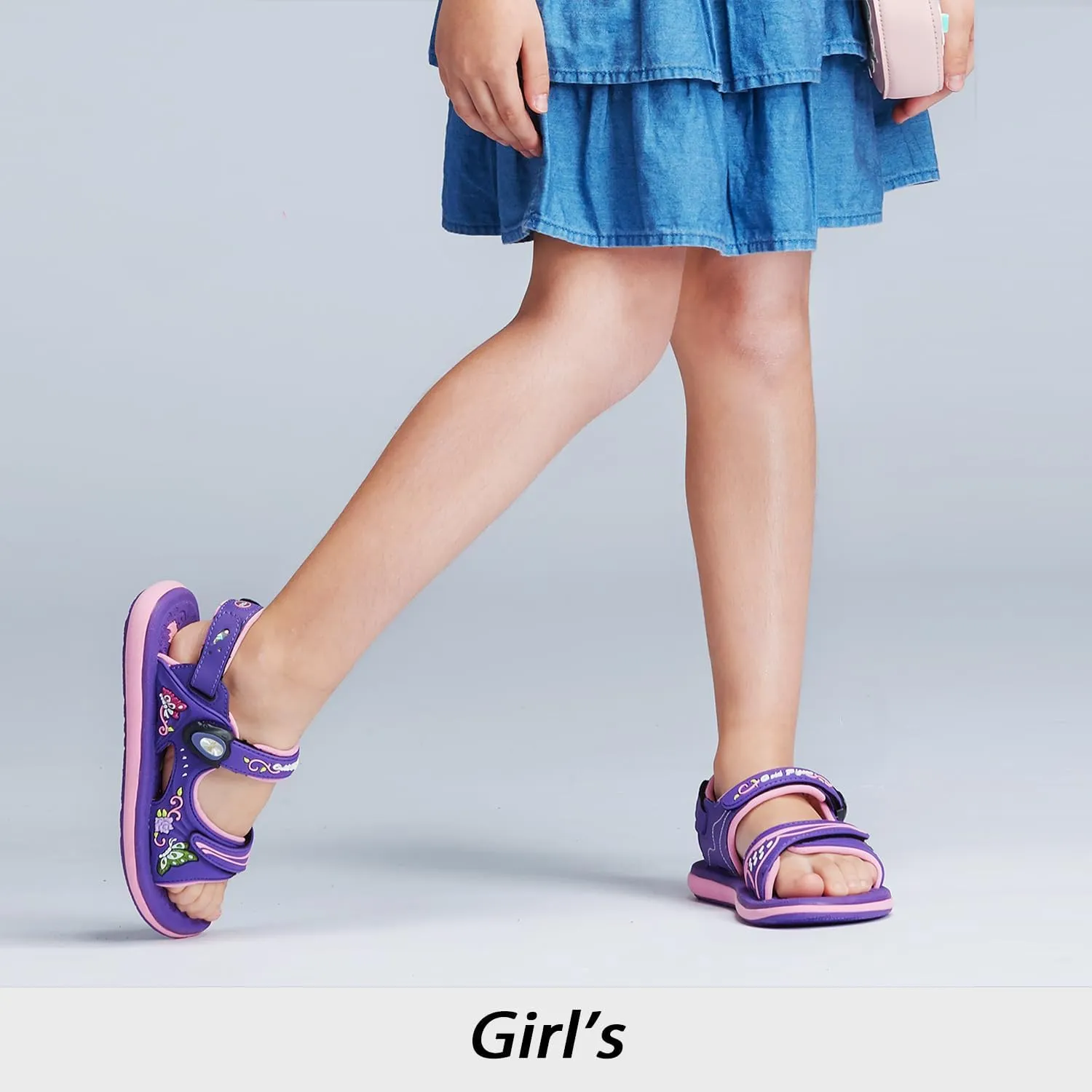 Gold Pigeon Shoes SIGNATURE Easy Snap Buckle Unisex -Child Outdoor Water Sandal for Kids Toddler Boys Girls