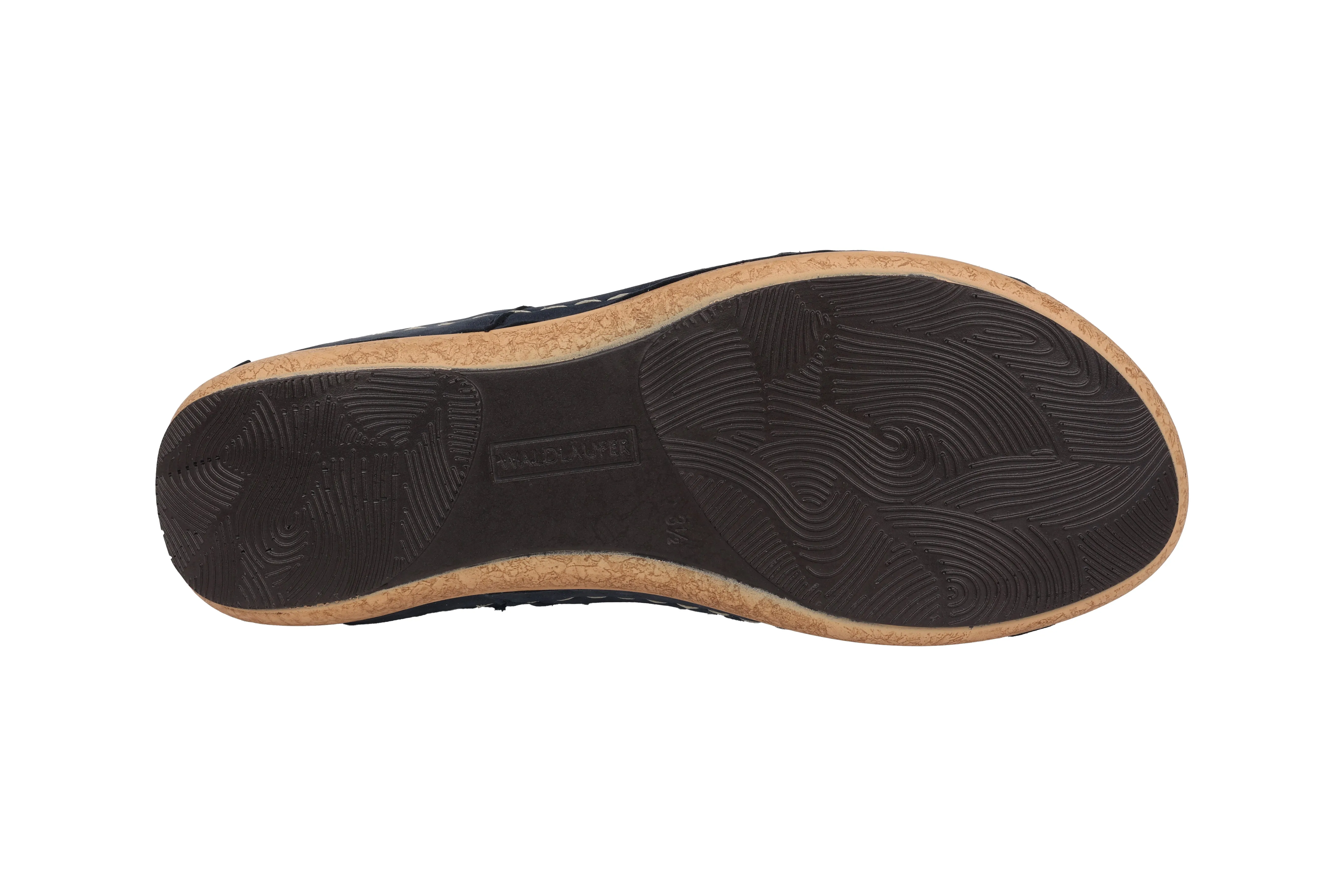 'Heliett' women's wide fit (H) sandal - blue