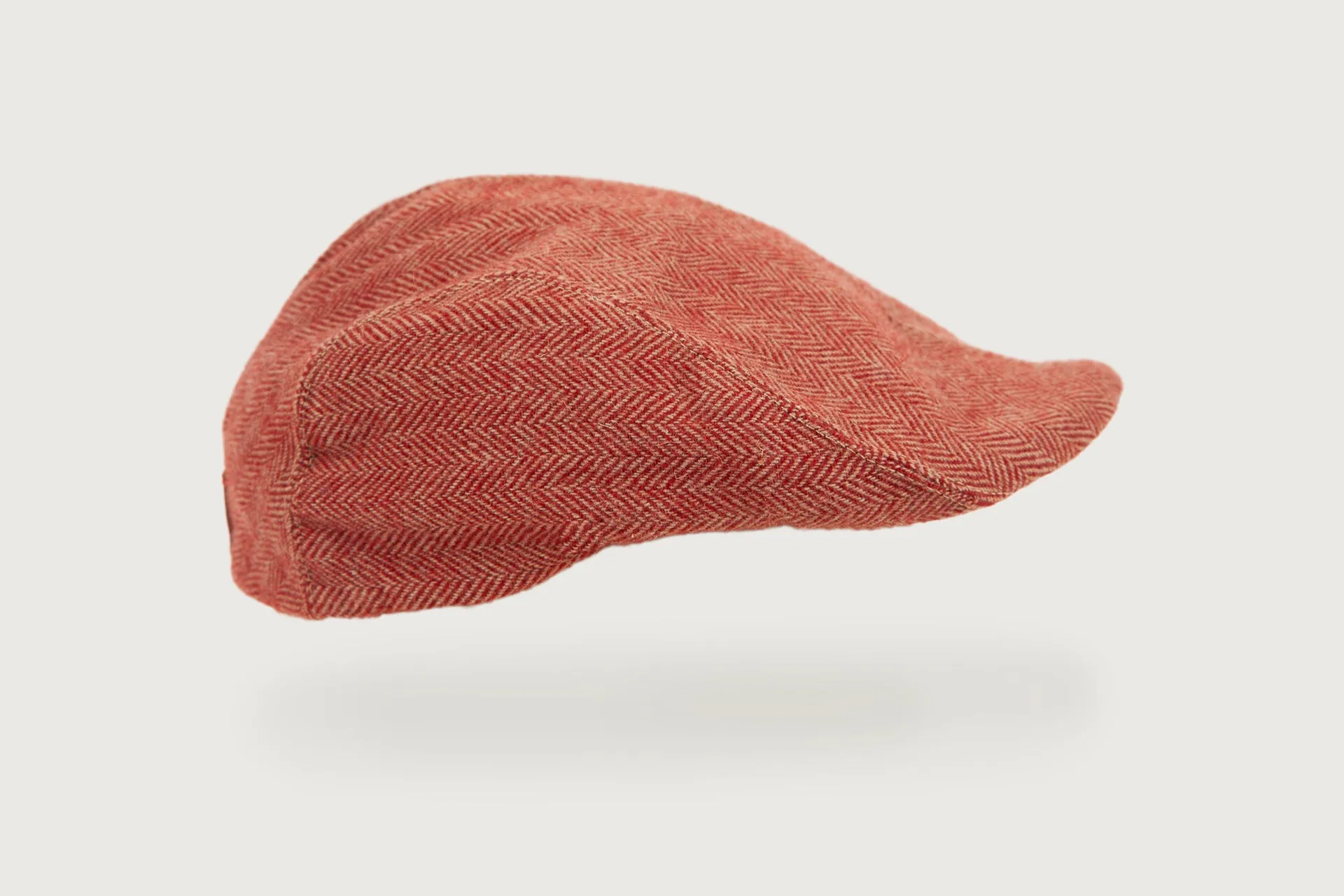 Herringbone Flat Cap — Lambswool
