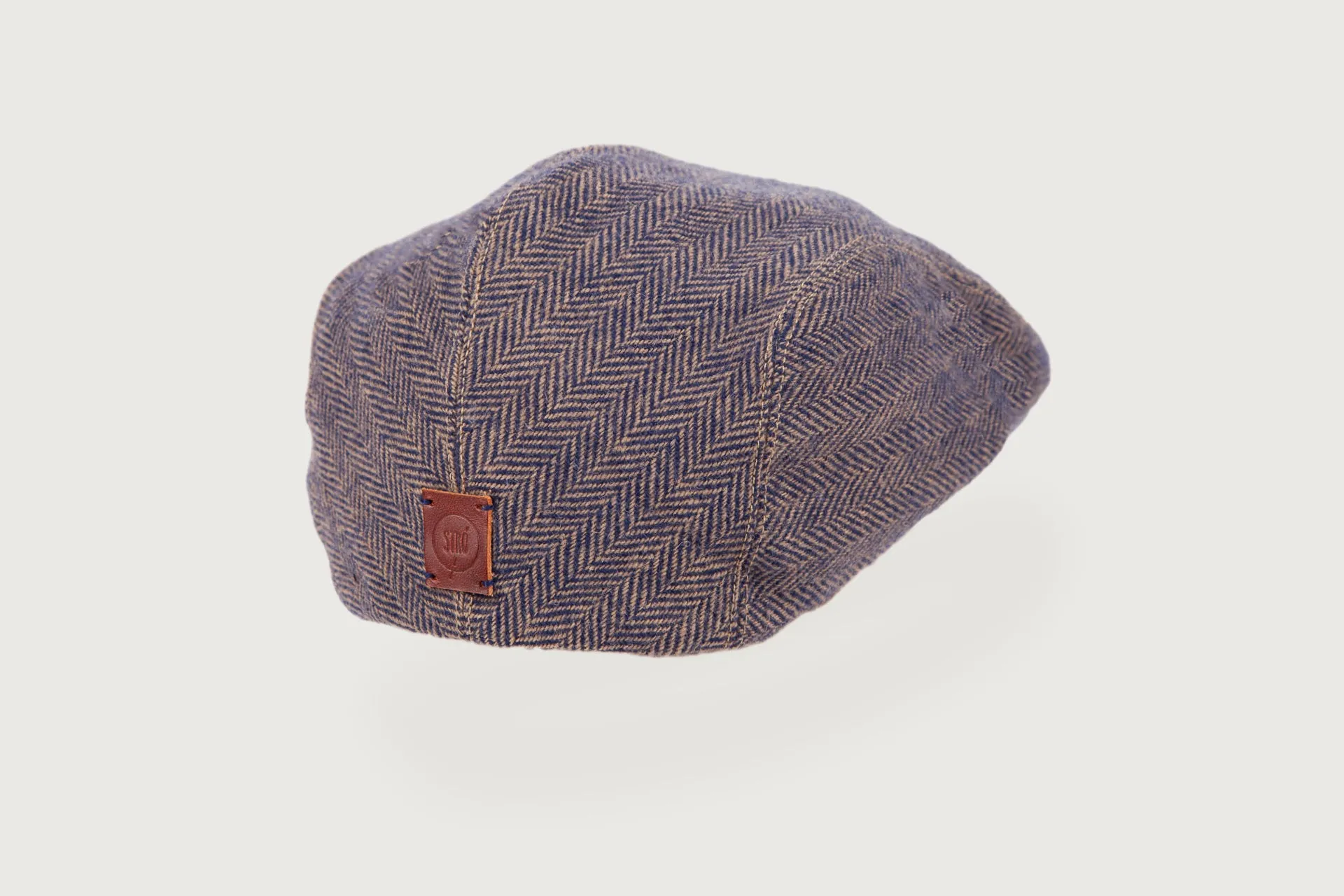 Herringbone Flat Cap — Lambswool