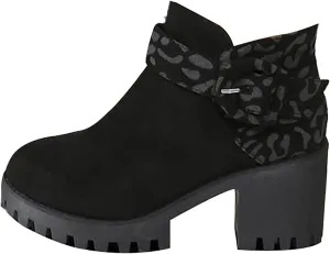 High Heel Ankle Boots for Women Women Fall Boots Womens High Heel Boots Slip On Ankle Boots Womens Ankle Boots Wide Calf Women Platform Wedge Booties Chunky Block Heel Ankle Boots