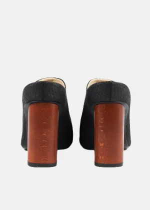 High Mule Shoe — BLACK