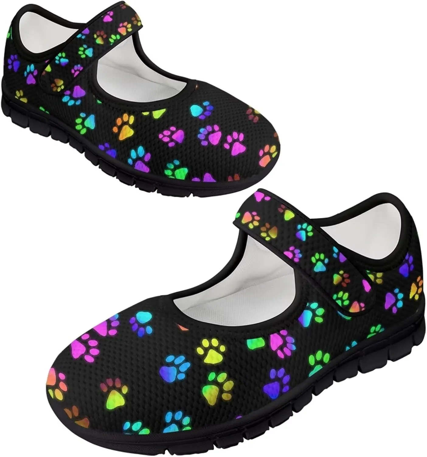 Howilath Heart Love Women's Ballet Flats Round Toe Mary Janes Casual Flats Shoes Ballerina Shoes for Party Wedding Work