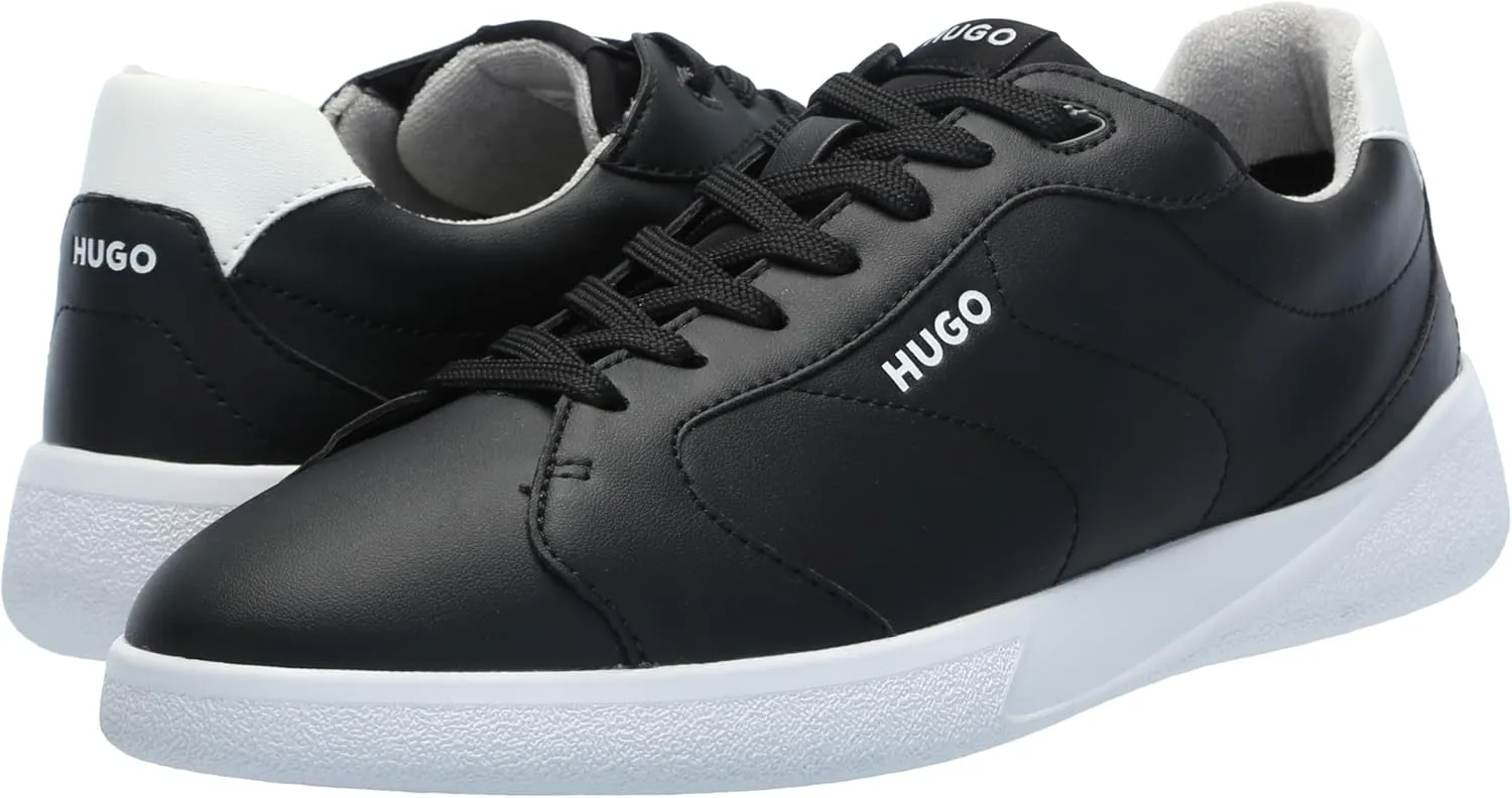 HUGO Men's Fly Leather Cupsole Sneaker