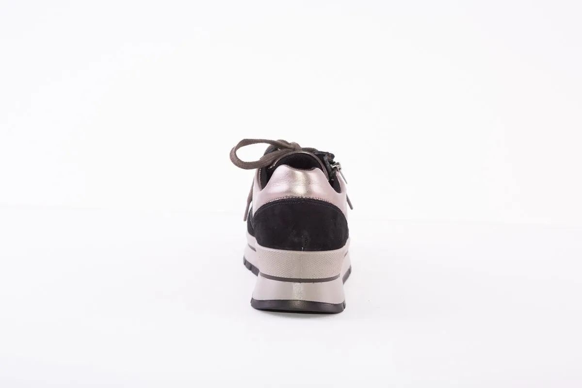 IGI&CO 2673511 LACED FASHION TRAINER - BLACK MULTI