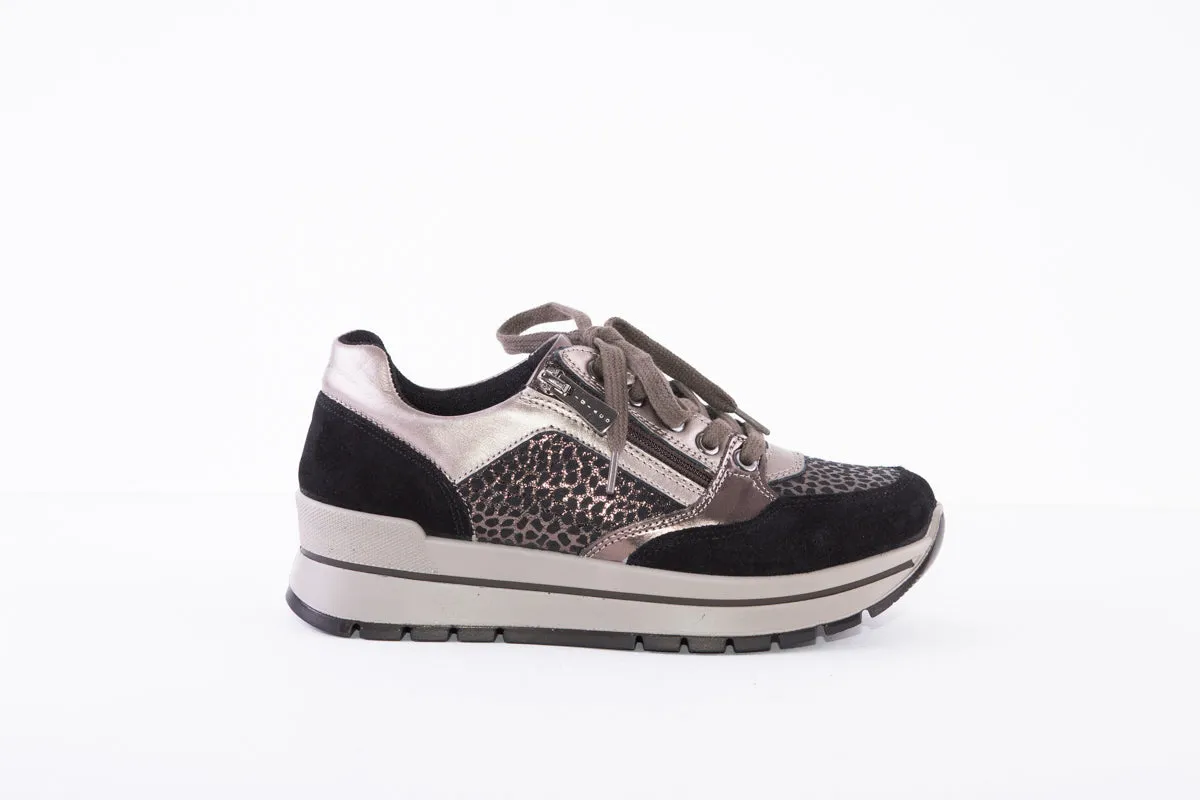 IGI&CO 2673511 LACED FASHION TRAINER - BLACK MULTI