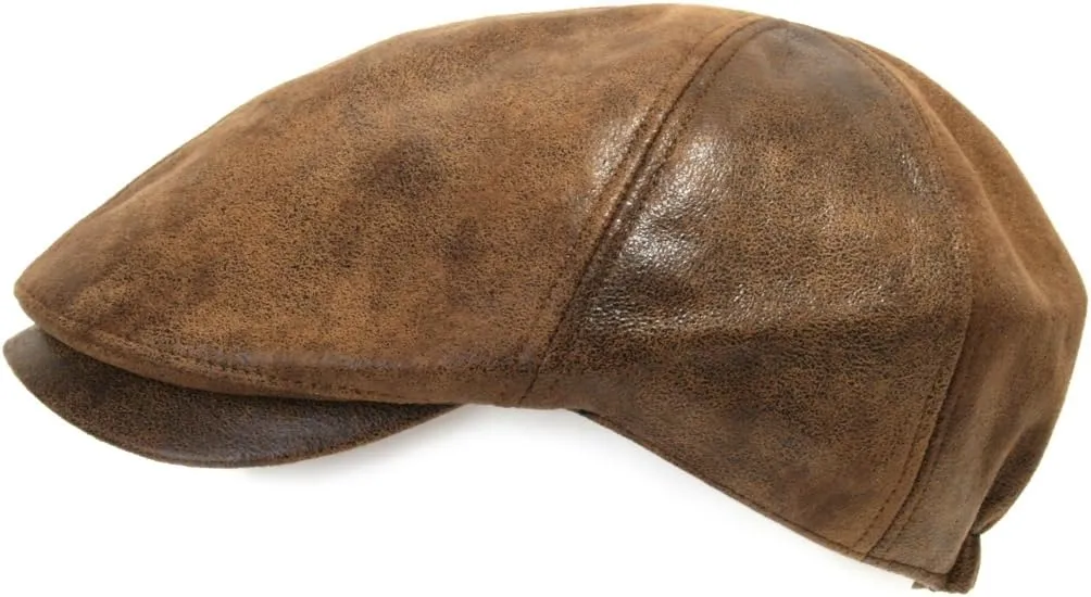 ililily Flat Cap Vintage Cabbie Hat Gatsby Ivy Irish Hunting Newsboy Stretch-fit