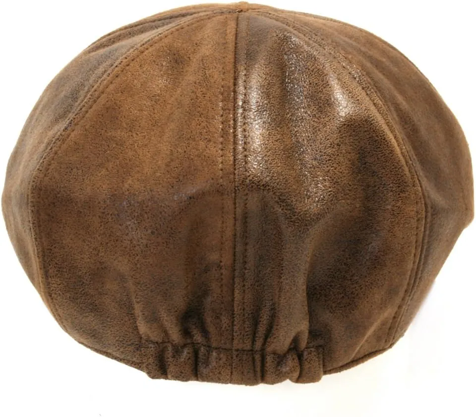 ililily Flat Cap Vintage Cabbie Hat Gatsby Ivy Irish Hunting Newsboy Stretch-fit