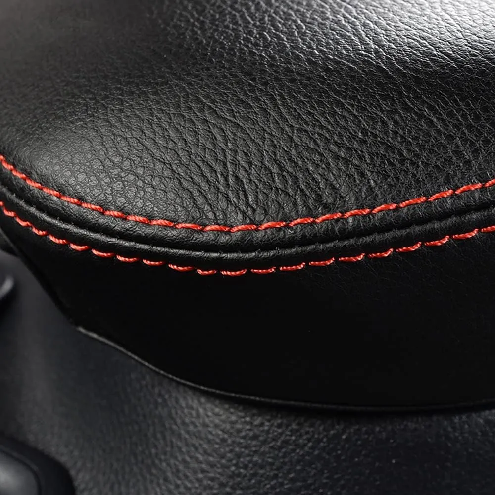 INTGET for Toyota RAV4 Accessories 2025 2024 2023 2022 2021 2020 2019 and 2021-2024 RAV-4 Prime Center Console Cover Leather Armrest Middle Console Lid Cover Arm Rest Covering Car(Red)