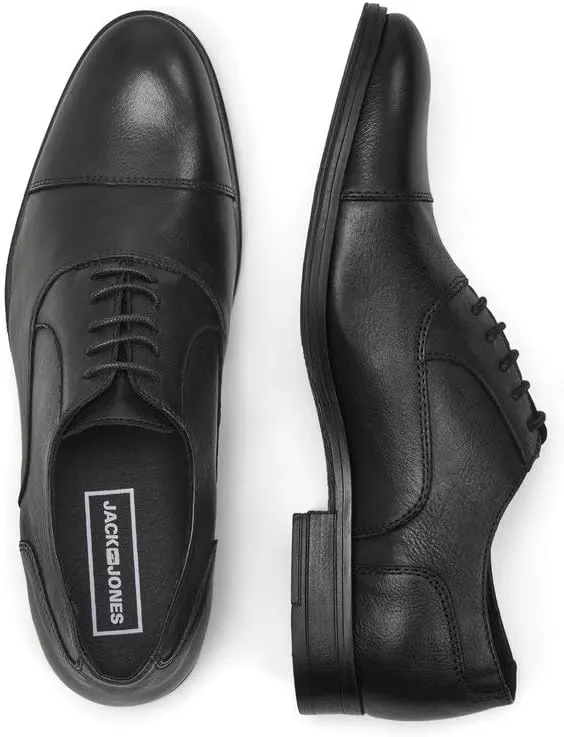 Jack & Jones Men's Jfwdonald Leather Cognac Noos Derbys