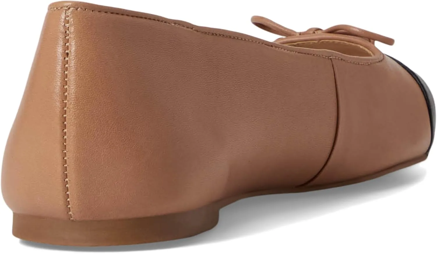 Jack Rogers Women's Kenlyn Cap Toe Ballet-Leather Flat