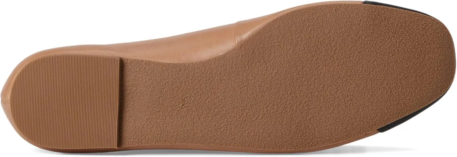 Jack Rogers Women's Kenlyn Cap Toe Ballet-Leather Flat
