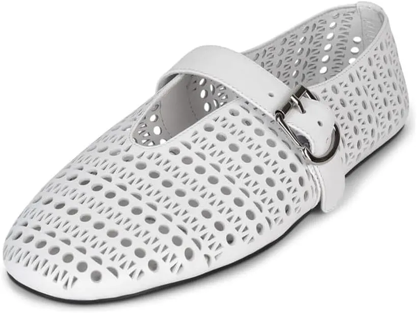 Jeffrey Campbell Shelly-LSR Women Shoes White 6.5
