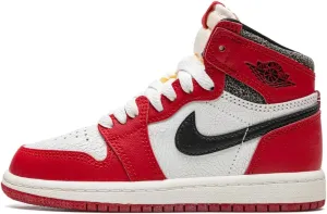 Jordan Preschool Air 1 High Retro High OG PS FD1412 612 Chicago Lost & Found - Size 12C