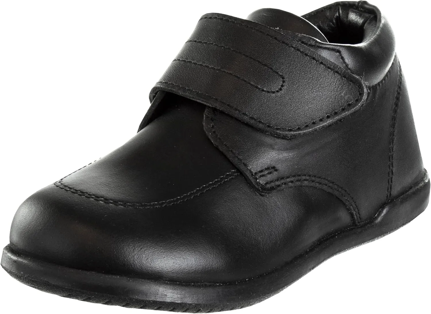 Josmo Baby-Girl's Smart Walking Shoes Nonslip Boys First Step Walker Leather Non-Slip Bottom High top Dress Boots