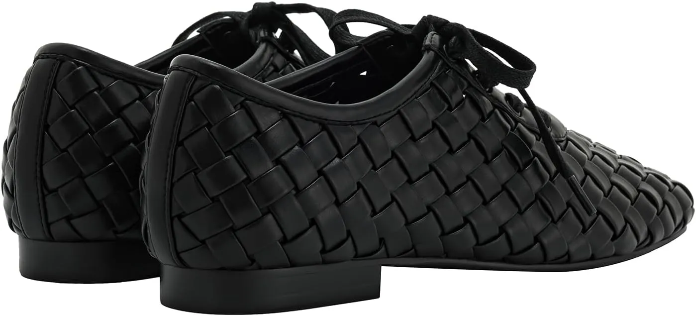 JW PEI Women's Kayla Weave Strap Flat Shoes