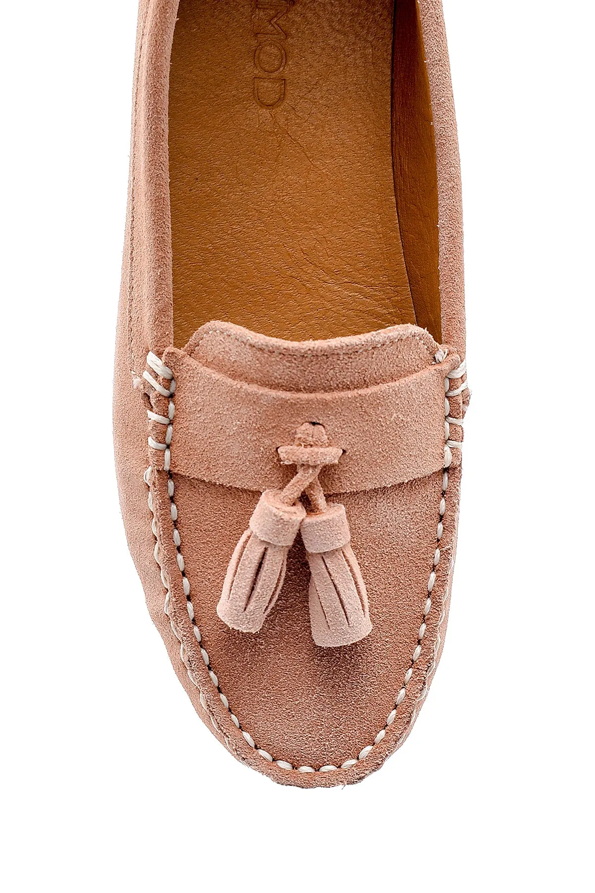 Kadın Süet Püskül Detaylı Loafer