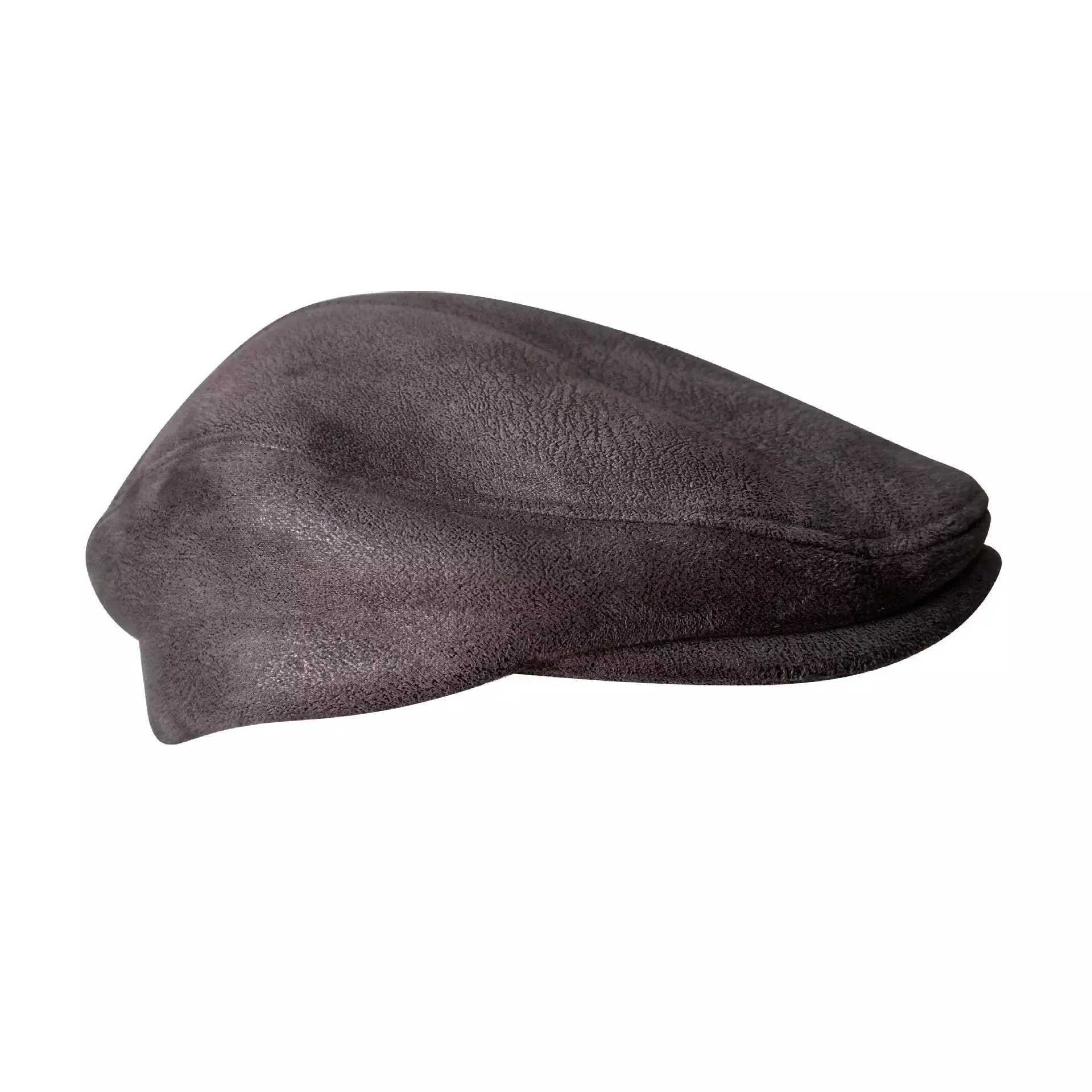 Kearney Vintage Coffee Leather Flat Cap