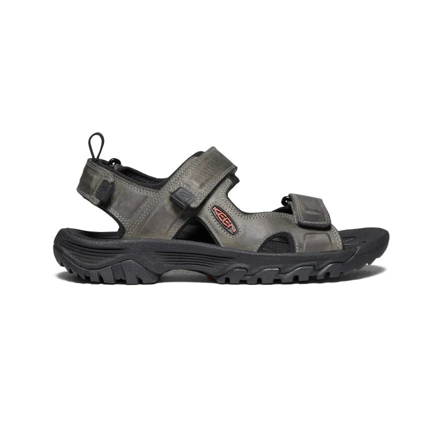 Keen Men's Targhee III Sandal Open Toe Grey/Black