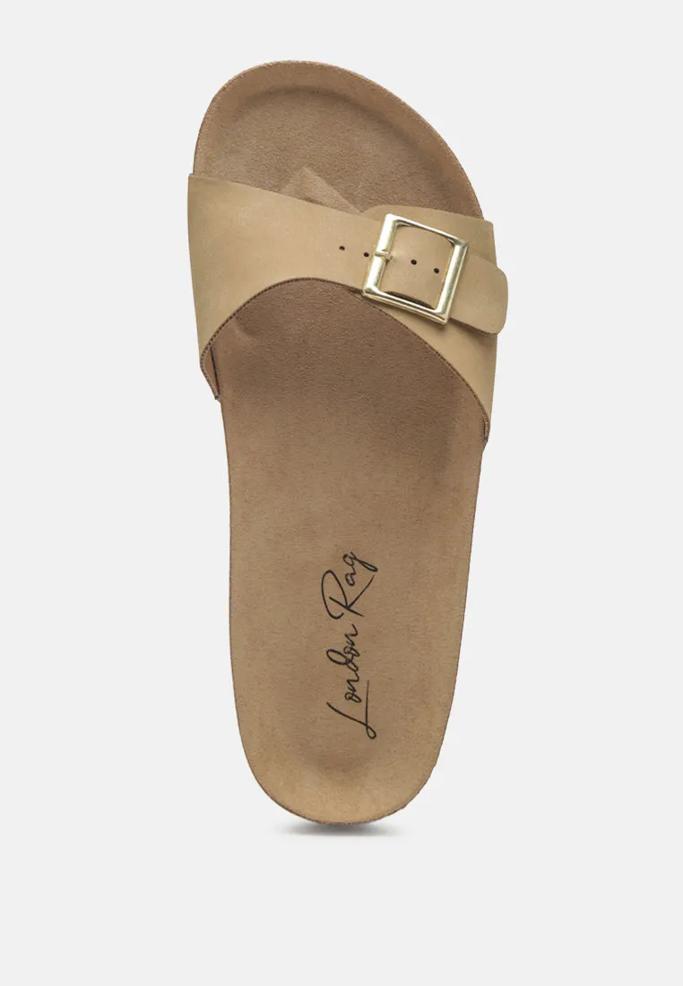 Kuba Buckled Strap Slides