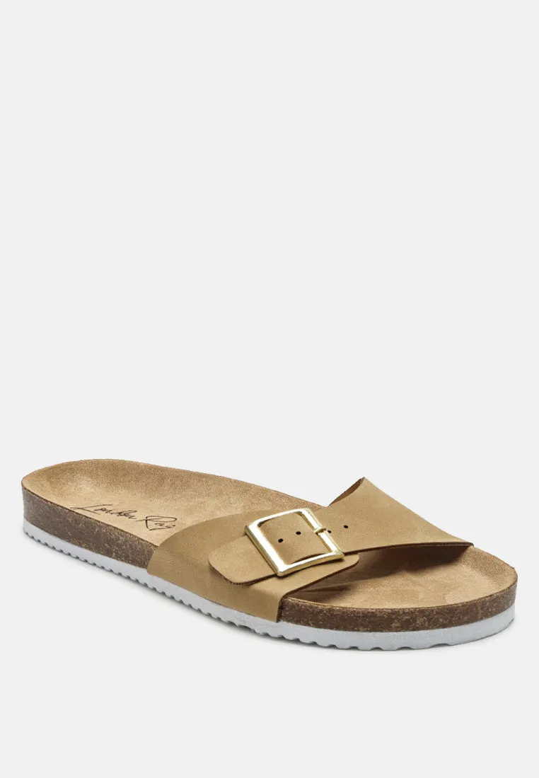 Kuba Buckled Strap Slides