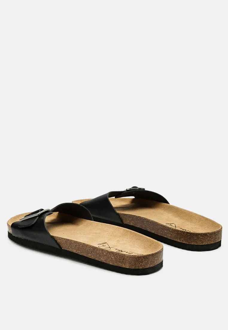 Kuba Buckled Strap Slides