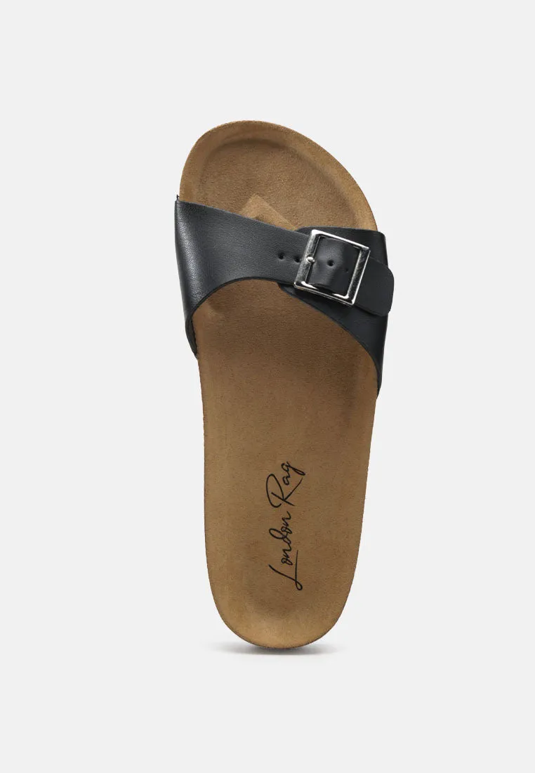 Kuba Buckled Strap Slides