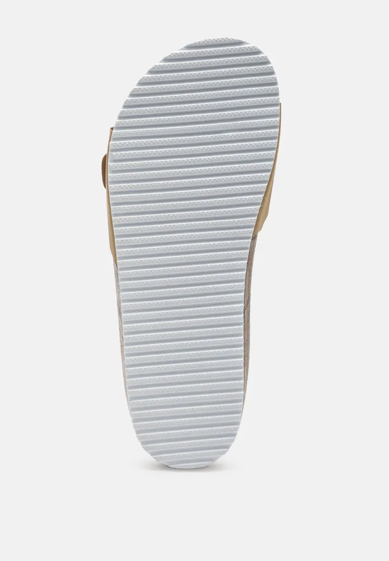 Kuba Buckled Strap Slides