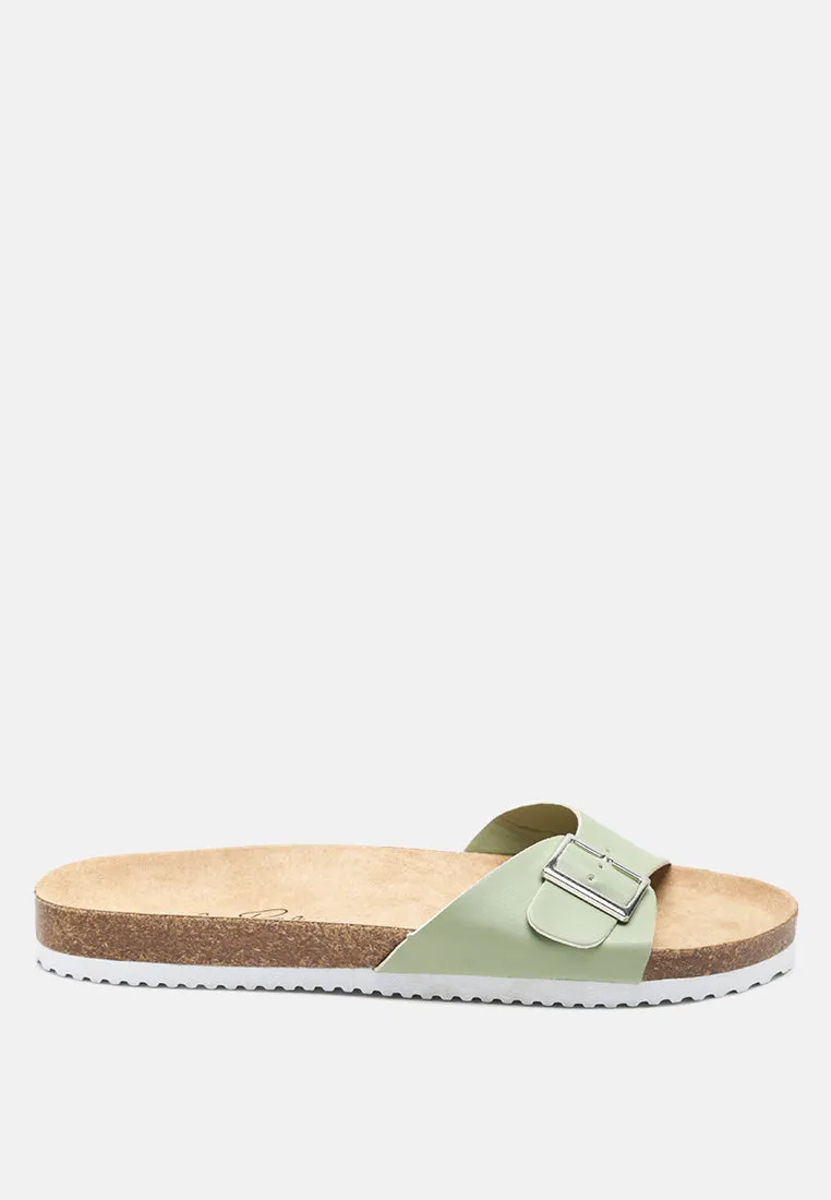 Kuba Buckled Strap Slides