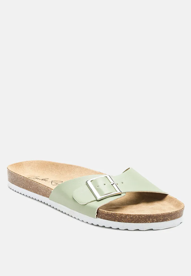 Kuba Buckled Strap Slides