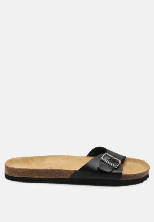 Kuba Buckled Strap Slides
