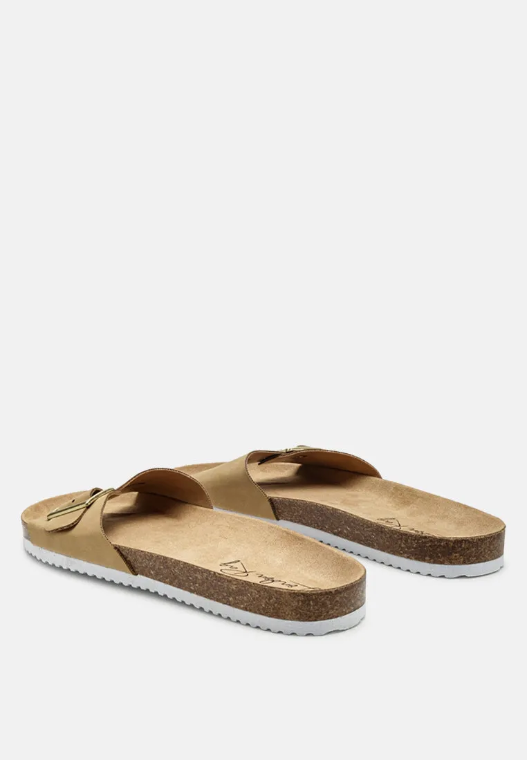 Kuba Buckled Strap Slides