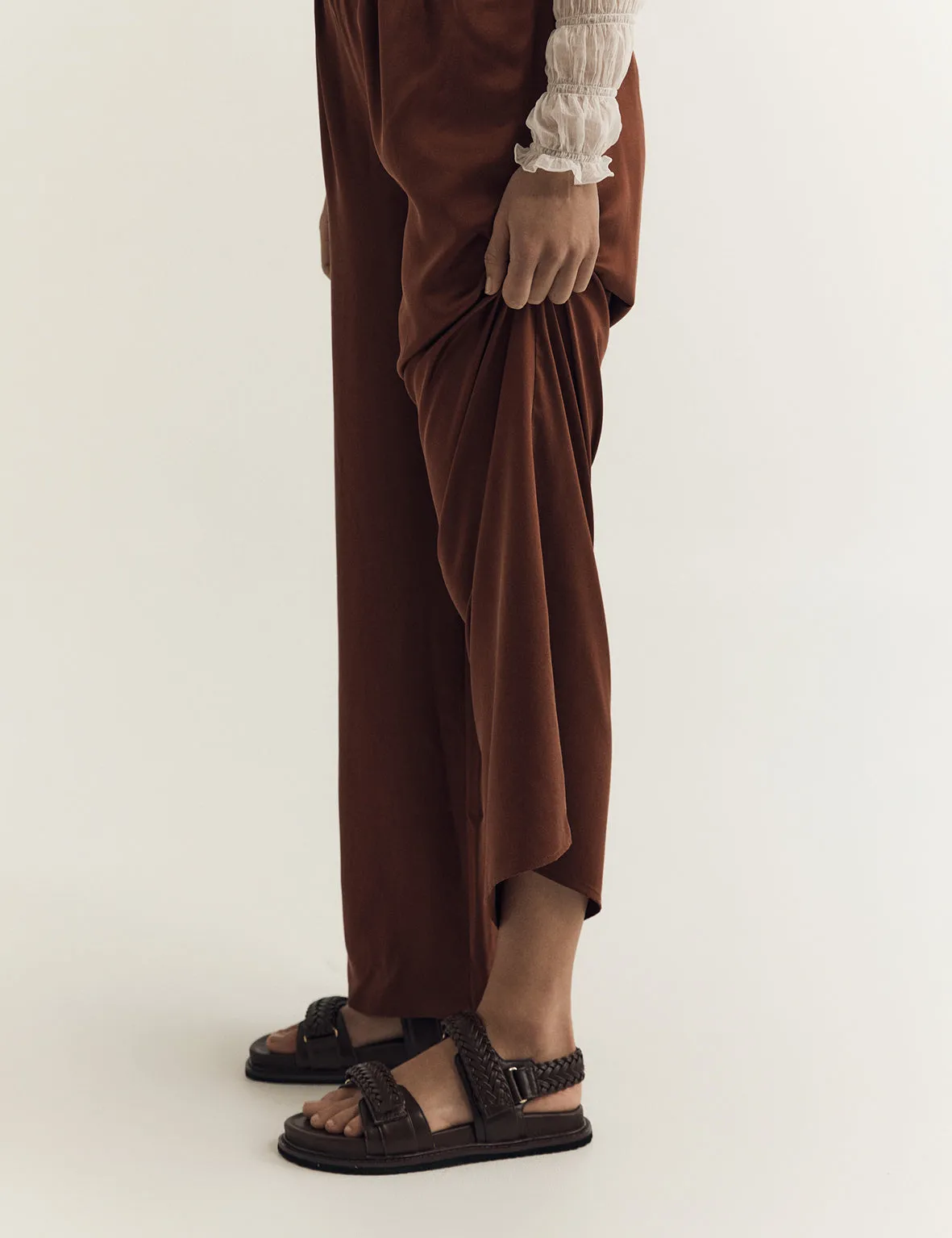 La Tribe | Isla Braided Sandal - Cocoa